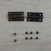 Kép 1/3 - Zsanér csavarokkal - antik, 30mm, 2 szett/csomag