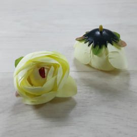 Boglárka virágfej - Vanília (216), 4,5cm, 1db