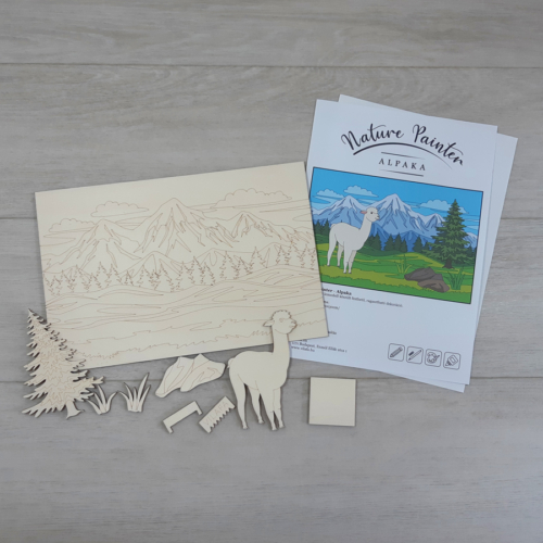 Alpaka - Nature Painter kifestő csomag, 30x20cm