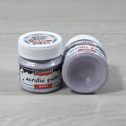 Pentart gyöngyház akrilfesték - Lila, 50ml