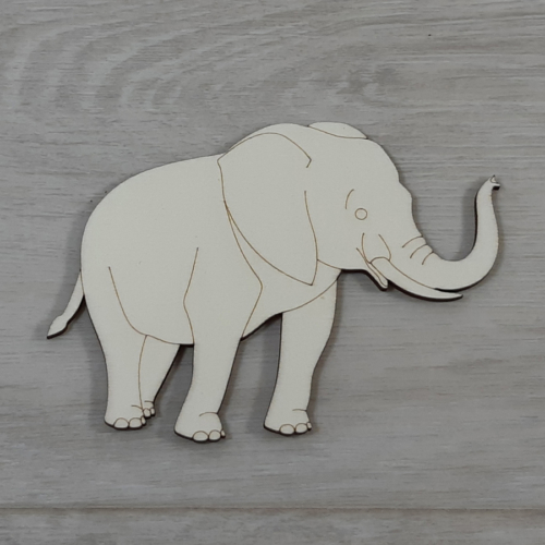 Elefánt - 12,5cm, natúr