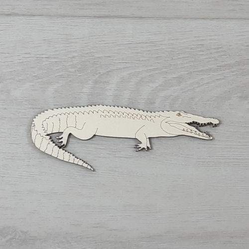 Krokodil - 14cm, natúr