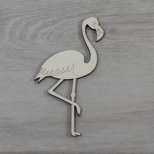 Flamingó - 14cm, natúr