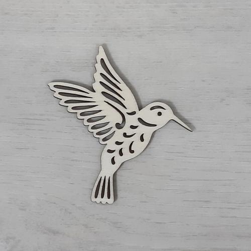 Kolibri, áttört - 8cm, natúr
