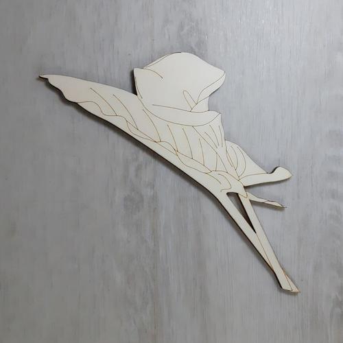 Kála levéllel - 20cm, natúr