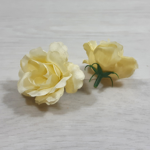 Rózsa virágfej - Vanília (310), 5cm, 1db