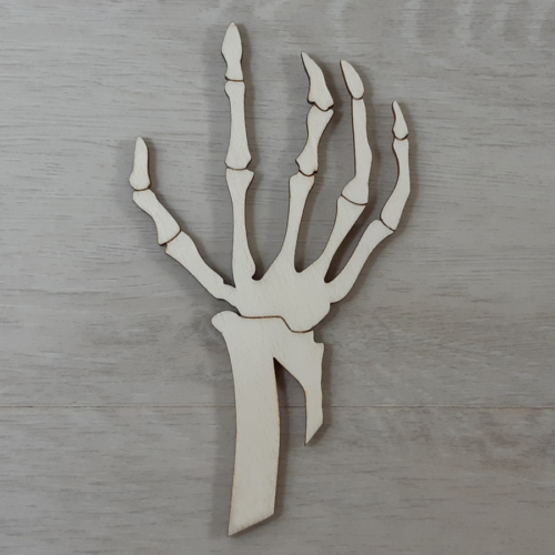 Csontváz kéz - 15cm, natúr