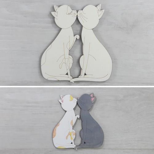 Cicák, puszi - 8cm, natúr